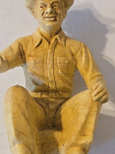 Vintage Marx 1950's Sparkling Climbing Tractor Driver figure Original Used Part - Picture 3 of 13