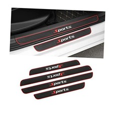 AICEL Car Door Sill Plate Protectors, 4 Pcs PVC Soft Rubber 23.6 2 15.7 2 Sport