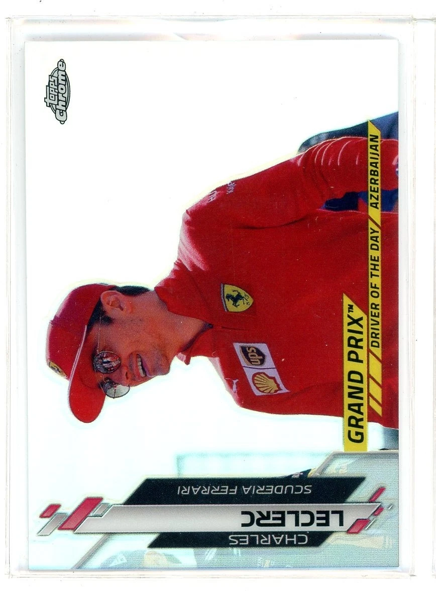 2020 Topps Chrome Formula 1 #157 Charles LeClerc Refractor 1st Year (KD)
