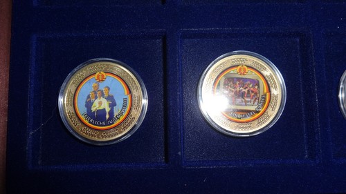 Medaillen Sammlung, Lot 24 Stück  2020 " Das war die DDR " Vergoldet, UK11 - Bild 14 von 20