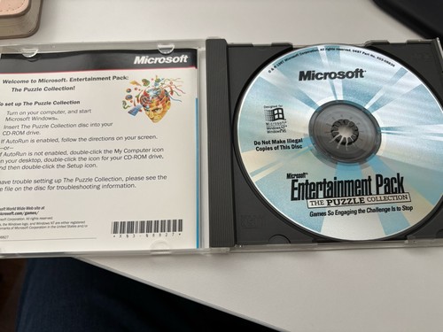Microsoft Entertainment Pack The Puzzle Collection PC CD-ROM 1997 para Windows 95 - Imagen 2 de 3