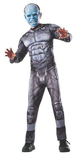 Одежда Rubies-Marvel (8-10 лет) Electro Dlx /C (ИМПОРТ ИЗ Великобритании) Одежда НОВАЯ