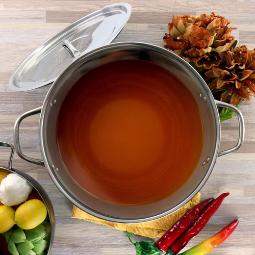 Whittington 16 qt. Pentola stock in acciaio inox con coperchio - Foto 5 di 5