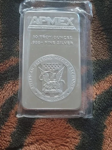 10 oz Silver Bar APMEX .999 Fine silver
