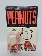 Super7 - Peanuts ReAction Linus Navy Cap Small Dent In Right Corner Of Plastic
