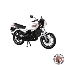 NEW Aoshima Yamaha RZ250 New Pearl White 1:12 Scale Diecast Bike