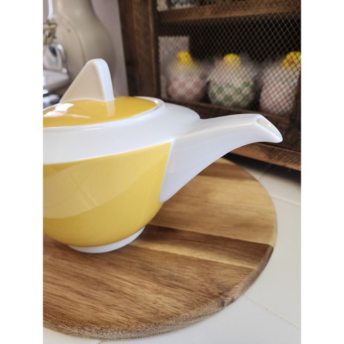 Villeroy & Boch Easy Collection, Wonderful World Yellow Teekanne, MCM Fine China - Bild 5 von 10