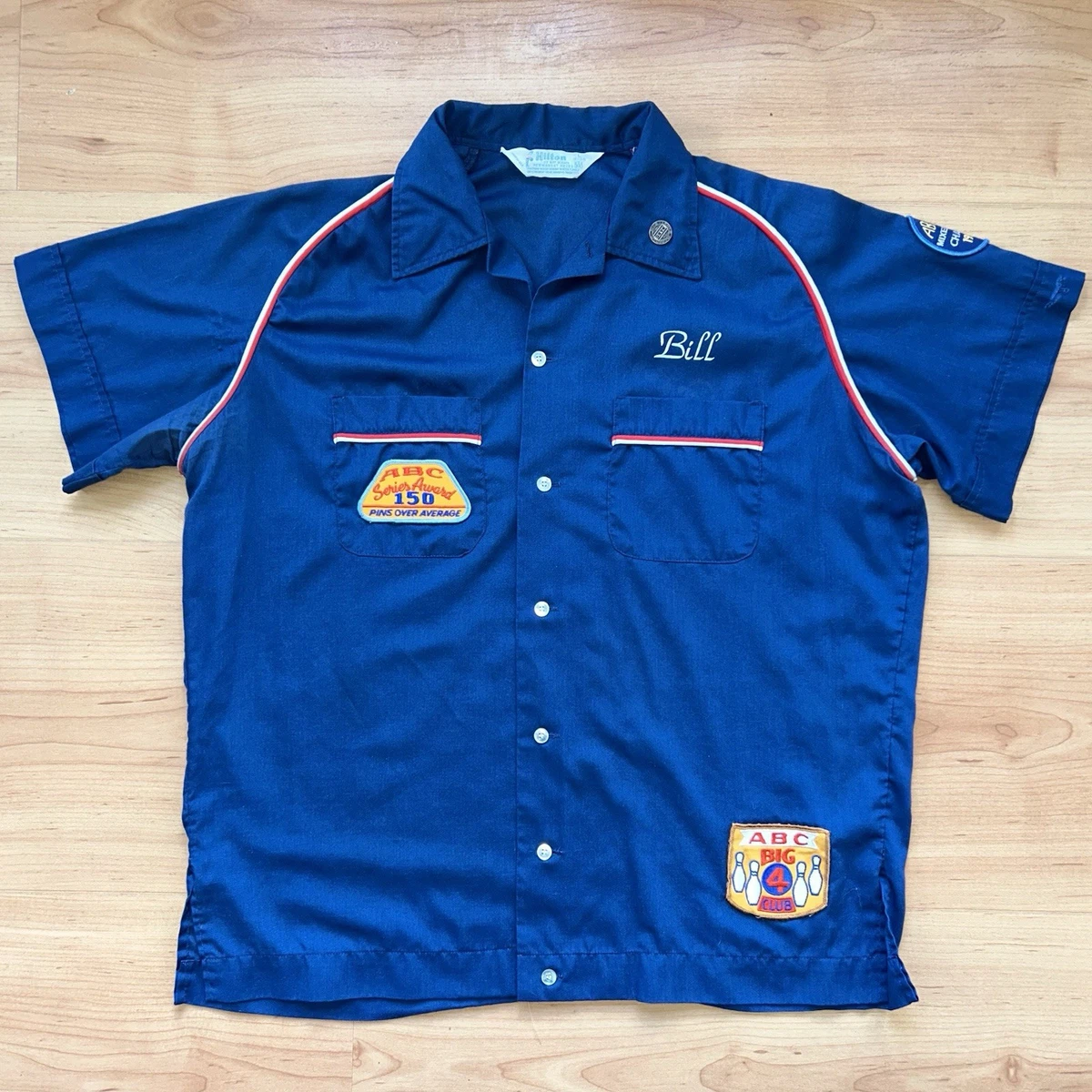 vintage hilton bowling shirt products for sale | eBay