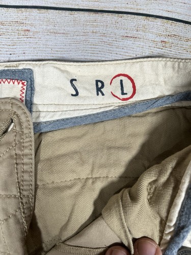 Fatface Mens Chino Jeans Size 32W (31) 32L Biege Khaki Distressed Hem's Pockets - Picture 16 of 18