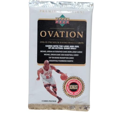1998-99 Upper Deck Ovation NBA Basketball Sealed Pack (4-Cards)