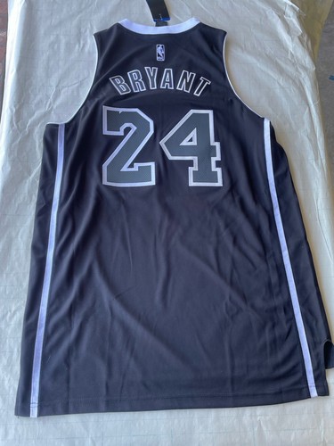 RAR Adidas NBA Kobe Bryant Los Angeles Lakers schwarz weiß genäht Trikot Gr. Large - Bild 8 von 10