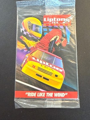 1995 Lipton Tea Racing Johnny Benson Sealed Trading Card ''Ride Like The Wind''