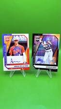 2021 Panini Elite Extra Edition Joshua Baez Auto AU RC Abdias De La Cruz AU RC