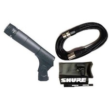 Shure SM57-LCE Microphone Set 5m XLR Cable Holder Accessories Used