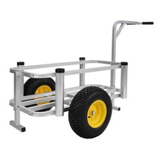 Pro Tackle Trolley Pesca Carrello Trasporto Spiaggia Carrello Manuale Carrello Pescatore Porta Canne
