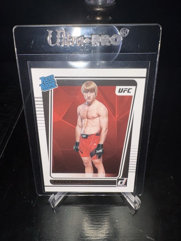 2022 Donruss UFC Paddy Pimblett RC Base Rated Rookie Card #207