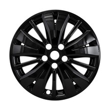 18" Gloss Black Snap-On Wheel Covers Set of 4 FITS 2017 Nissan Pathfinder