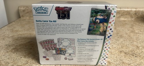 Pokemon TCG Scarlet & Violet 151 Elite Trainer Box Sealed, English Edition - Picture 4 of 6