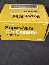 vtg realistic super- mini under dash cassette.  never installed Cat# 12-1804
