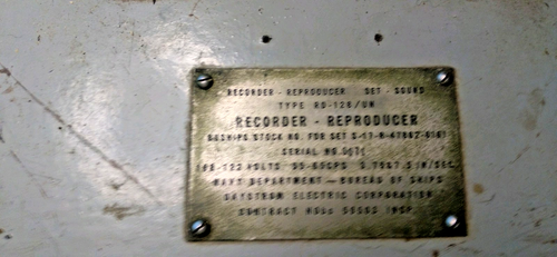 Navy Ship Reel to Reel from the 1950's Powers up-Read below - Picture 14 of 14