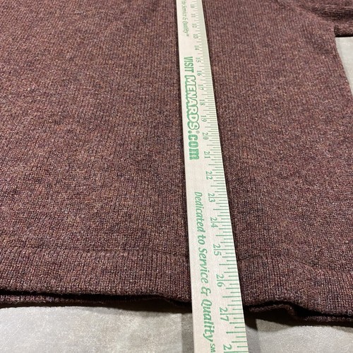 Suéter Woolrich 100% Lana Cuarto Cremallera Marrón Caqui Para Hombre Grande - Imagen 7 de 8