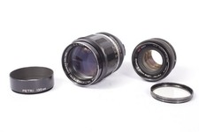 Petri CC Auto 135mm f2.8 Portrait Lens  55mm f/1.8 EE Auto Lens - PETRI MOUNT