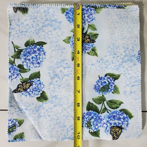 Layer Cake 10" Quilting Fabric Stacker 42pc Hydrangea Blue by Animas - Picture 17 of 17
