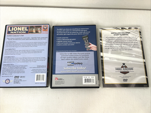 LIONEL NATION 4 DVD Set + Installing A DCC System Series 2 + DCC Start To Finish - Picture 2 of 2