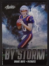 2024 Panini Absolute Drake Maye By Storm #BS-DME RC New England Patriots NFL