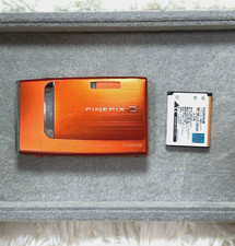 FUJIFILM FinePix Z10fd digital camera Compact Orange Tested Working Vintage Comp
