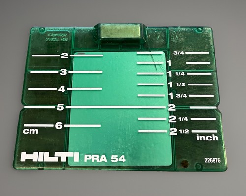 HILTI- 226976 Zielscheibe - zöllig/metrisch PRA 54 Messsysteme