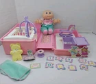 1995 Vintage Cabbage Patch Kids CPK Love 'N' Go Baby Nursery Carry Play Set DOLL
