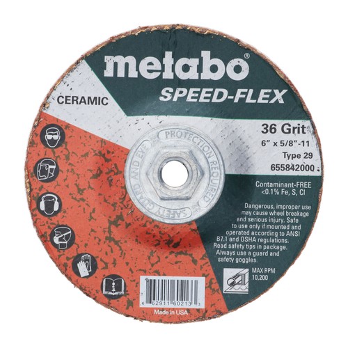 Metabo 665842000 6" Speed-Flex Grinding Wheel (2-Pack) - Picture 4 of 5