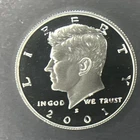 2001-S Kennedy Half Dollar DCAM Proof 90% Silver