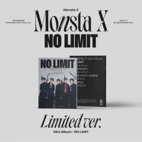 Monsta X - No Limit (Limited Ver.) & Shape Of Love [New CD Bundle] - Picture 2 of 3