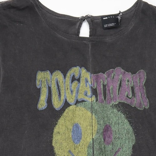 Mono de algodón negro para mujer talla 14 de ASOS DESIGN - Imagen 12 de 12