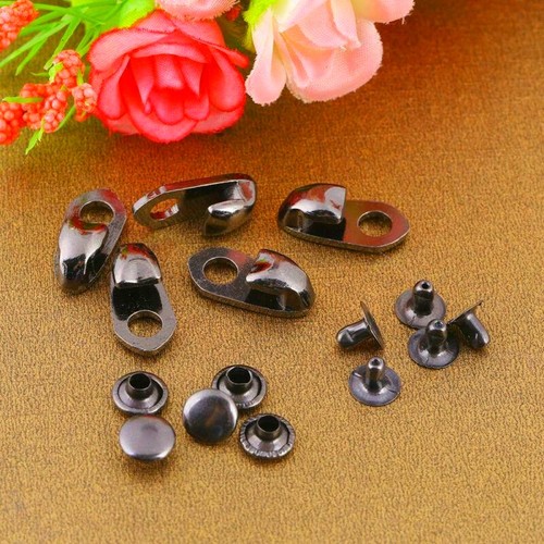 Boot Lace Hooks Set 20Pcs Alloy Shoe Eyelets Rivets Replacement for Boots - Picture 6 of 11