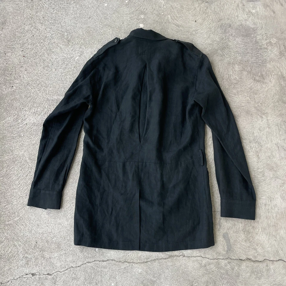 Sobrecamisa Ralph Lauren Para Hombre Lino Estilo Militar De Colección L Foto 3 de 4