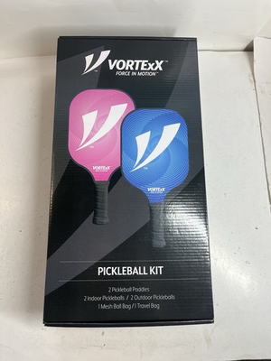 #ad VortexX Pickleball Paddles Set of 2 Paddles And 4 Balls With Bag New Vortexx $39.95