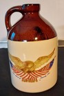 Vintage Patriotic Bicentennial Spirit of Seventy-Six ~Pint Crock Jug - No Cork