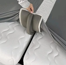 3-in-1 Fitted Sheet Attached Bed Gap/Bridge Twin (XL) to King Converter Kit