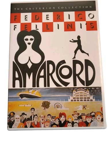 Amarcord Federico Fellini DVD Criterion Collection 4 Movie Film Italy Italian  - Picture 1 of 3