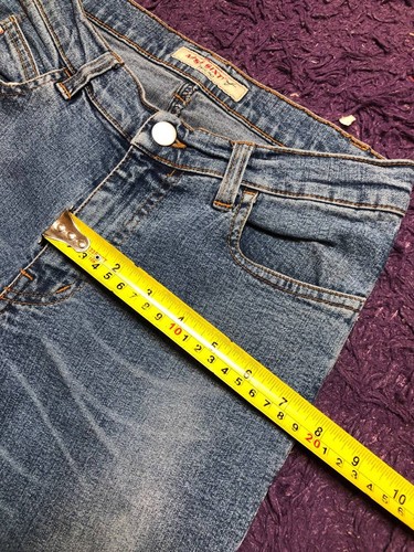 Miss sixty Basic Italy Distressed Blue Denim Jeans Hose Y2K 28 Mädchen Faded Rare - Bild 9 von 18