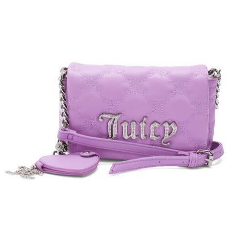 Juicy Couture gesteppte Klappe Schultertasche VERPACKT Geschenkset-Neu mit Etikett-UVP $ 89 NEU - Bild 1 von 12