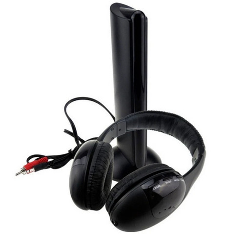 Cuffie Stereo Wireless 5 IN 1 Senza Fili WIFI Cuffia PROFESSIONALE per Pc Tv Mp3 - Foto 5 di 5