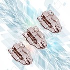 3 Pcs Latch for Box Metal Buckle Lock Fastener Hasp Luggage Iron