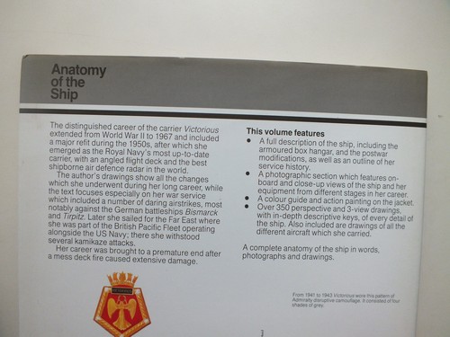 The Aircraft Carrier Victorious (Anatomy of the Ship) - Picture 5 of 5