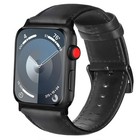 Per Apple Watch Series 6 cinturino per orologio in vera pelle con cera d'olio da