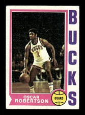1974-75 Topps #55 Oscar Robertson EX
