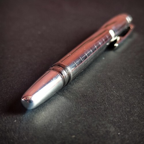 Penna a sfera Montblanc Chrome Checks Starwalker Roller - Foto 7 di 15